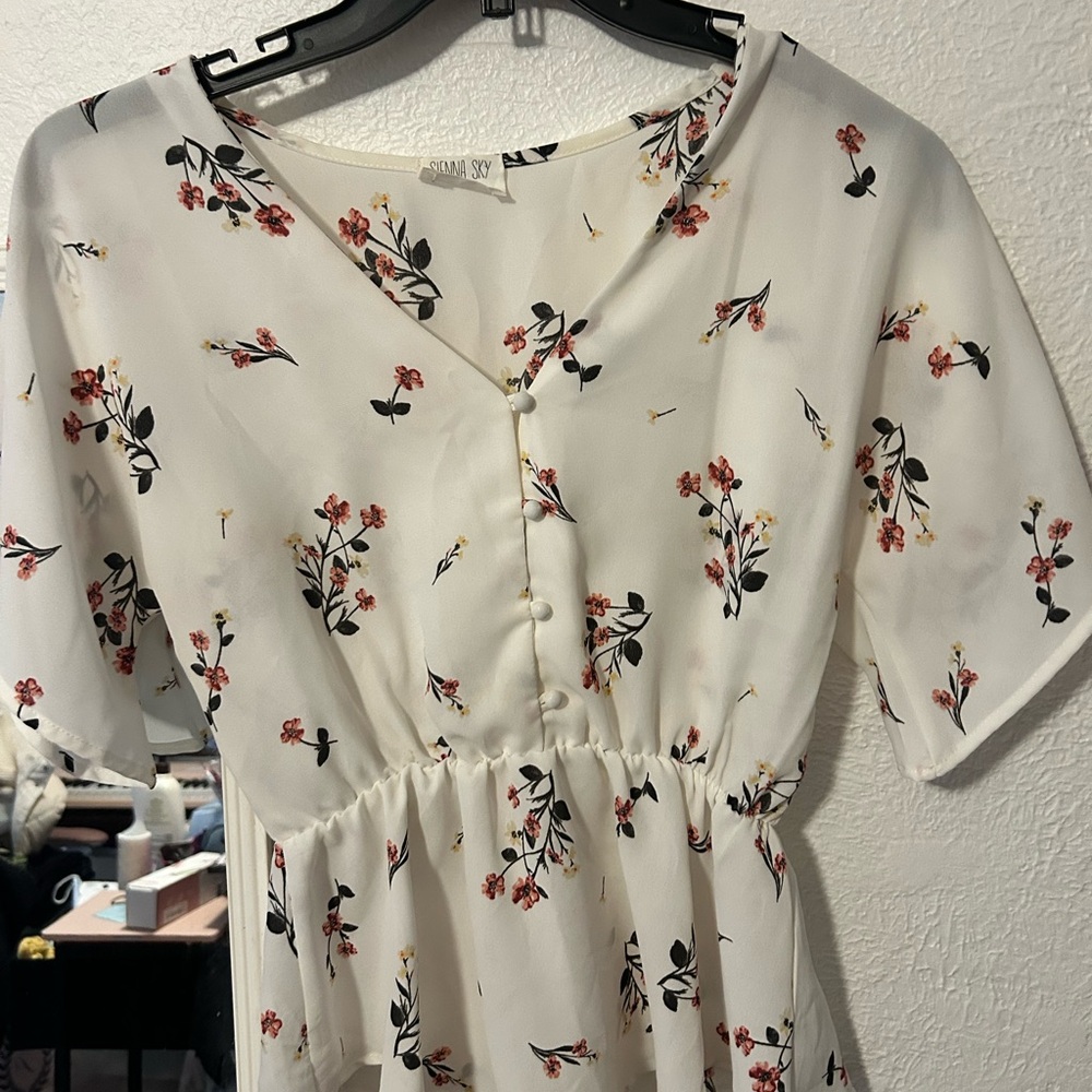 NWOT Floral Shirt